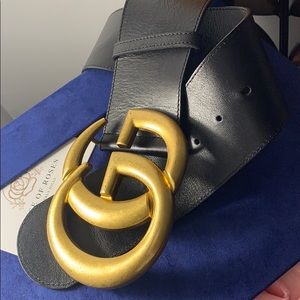 Authentic Gucci leather belt gently used